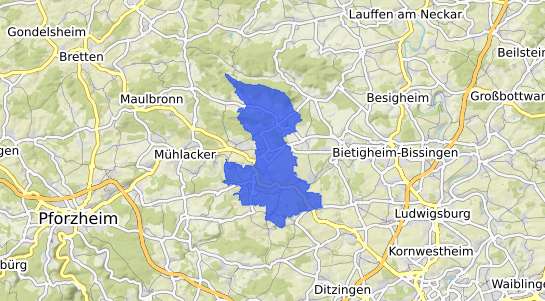 Bodenrichtwertkarte Vaihingen an der Enz